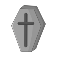 Cartoon Closed Coffin wooden png