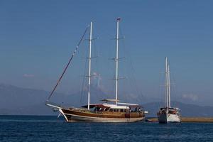 Sailboats in Gocek photo