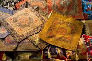 Oriental pillowcase in Istanbul photo