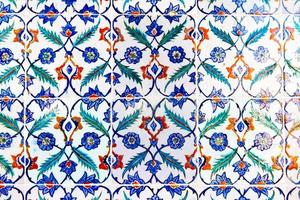 Handmade Blue Tiles from Topkapi Palace photo