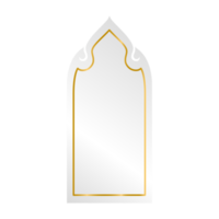 vector de marco de fondo de oro tailandés cinco estilos sobre fondo blanco. estilo tradicional en tailandia. Debe usarse en templos o salas de Buda. estilo tailandés de línea. estilo de lujo png