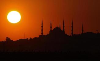 mezquita sultanahmet en estambul foto