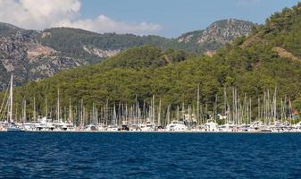 ciudad de gocek en turquía foto