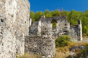 Ruins of Kayakoy, Fethiye photo