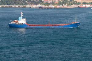 Cargo Ship in Sea photo