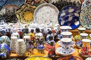 Turkish ceramics in Istanbul photo