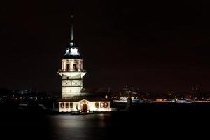 Torre de la doncella en Estambul foto