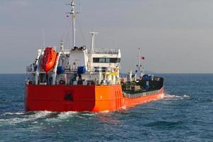 Tanker Ship in sea photo