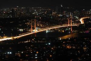 Bosphorus Bridge in Istanbul photo