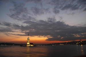 torre de la doncella, estambul, turquía foto