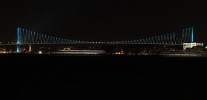 Bosphorus Bridge in Istanbul, Turkey photo