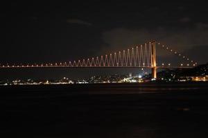 Bosphorus Bridge in Istanbul, Turkey photo