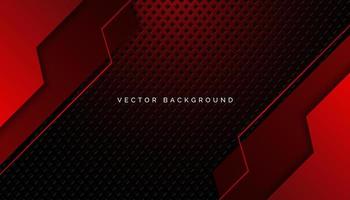 abstract modern red gradient overlap shapes background vector