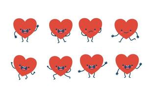 Cute love character mascot clipart vector