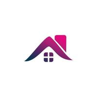 diseño de logotipo de bienes raíces de vivienda vector