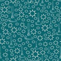 Pattern for fabrics with vintage kerosene lamps or lamps on colored background vector
