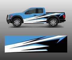 modern design for truck graphics vinyl wrap vector