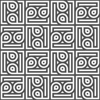 Abstract seamless geometric shape lines pattern vector