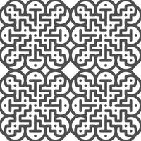 Abstract seamless geometric shape lines pattern vector