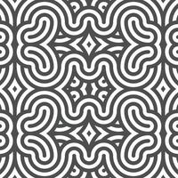 Abstract seamless geometric shape lines pattern vector