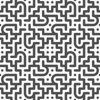 Abstract seamless geometric shape lines pattern vector