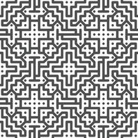 Abstract seamless geometric shape lines pattern vector