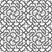 Abstract seamless geometric shape lines pattern vector