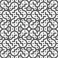 Abstract seamless geometric shape lines pattern vector