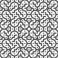 Abstract seamless geometric shape lines pattern vector