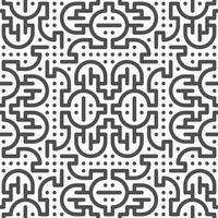 Abstract seamless geometric shape lines pattern vector