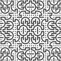 Abstract seamless geometric shape lines pattern vector