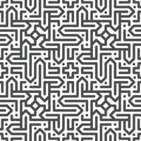 Abstract seamless geometric shape lines pattern vector