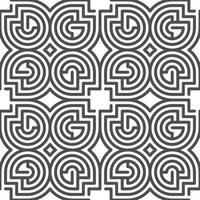 Abstract seamless geometric shape lines pattern vector