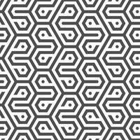 Abstract seamless geometric shape lines pattern vector