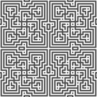 Abstract seamless geometric shape lines pattern vector
