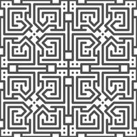 Abstract seamless geometric shape lines pattern vector