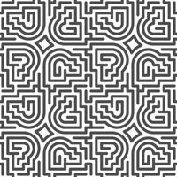 Abstract seamless geometric shape lines pattern vector