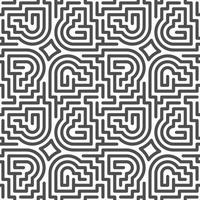 Abstract seamless geometric shape lines pattern vector