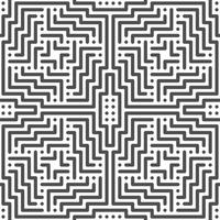 Abstract seamless geometric shape lines pattern vector