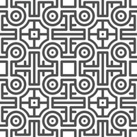Abstract seamless geometric shape lines pattern vector