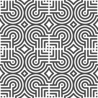 Abstract seamless geometric shape lines pattern vector
