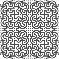 Abstract seamless geometric shape lines pattern vector