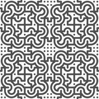 Abstract seamless geometric shape lines pattern vector