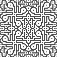 Abstract seamless geometric shape lines pattern vector