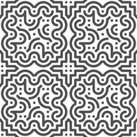 Abstract seamless geometric shape lines pattern vector