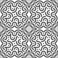 Abstract seamless geometric shape lines pattern vector