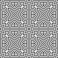 Abstract seamless geometric shape lines pattern vector