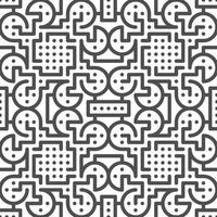 Abstract seamless geometric shape lines pattern vector
