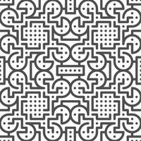 Abstract seamless geometric shape lines pattern vector