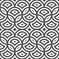 Abstract seamless geometric shape lines pattern vector